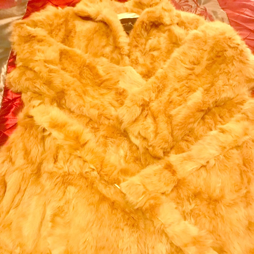 100 % Rabbit Fur coat